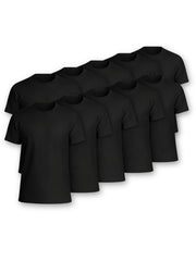 5 / 10 Pack Men'S Cotton T-Shirts – Super Soft Breathable Stretch Tees – Durable Comfort Fit Casual, Work or Sports Men'S Tops Multipack – Local UK Shipping