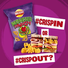 Walkers Crisps 60 Pack Snack Variety Box Quavers Baked Wotsits Mega Monster Munch Crisps Snack Mix Party Box Multi-Pack