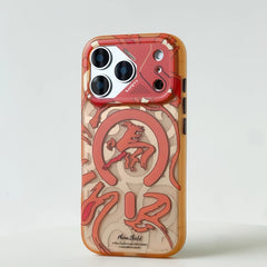 Phone Case: Limited-edition Graffiti Phone Case for The Year of The Horse, Compatible with The iPhone 17 Pro Max, Featuring A Shock-resistant Design, A Stylish Magnetic Attachment and Support for Wireless Charging
