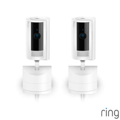 Ring Pan-Tilt Indoor Cam 2 Pack in White