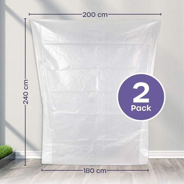 Heavy Duty Mattress Bag for Moving and Storage - Reusable Waterproof Mattress Cover for Moving, Storage and Protect Beds from Stains, Dust, and Pest Damage