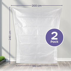 Heavy Duty Mattress Bag for Moving and Storage - Reusable Waterproof Mattress Cover for Moving, Storage and Protect Beds from Stains, Dust, and Pest Damage