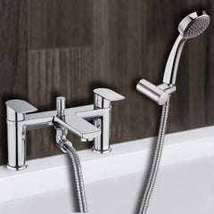 Deva Zonos Bath Tap and Shower Head Mixer Set, Model ZON106