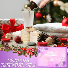Shower Steamers Advent Calendar 2025 for Adult Kids Bath Bombs Aromatherapy Advent Calendars for Women Men Girls Boys