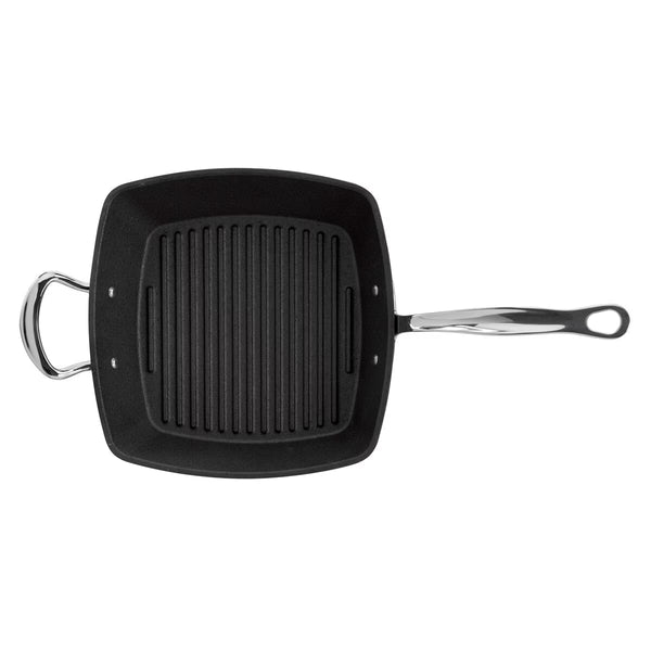 Samuel Groves Britannia Cast Iron Square Griddle Pan, 26Cm