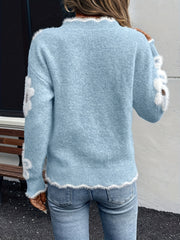 Elegant Floral Pullover for Women'S Fashion