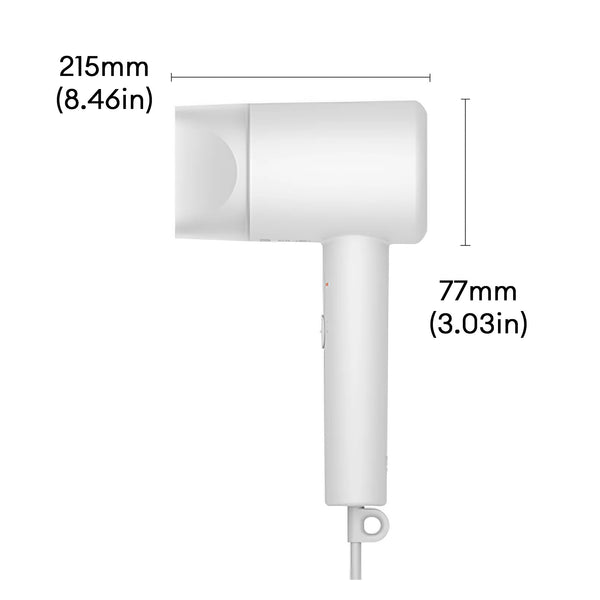 Xiaomi Ionic Hair Dryer H300,20 M/S Super Large Air Flow,2-Speed Three Temperature Settings,Powerful And Fast Hair Dryer, Hot And Cold Air Constant Temperature Hair Care Without Damage