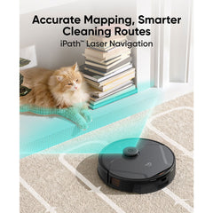 eufy X8 Pro Robot Vacuum and Self-Empty Station with Auto-Detangling Roller Brush, Dual Suction & Bonus Accessory Kit