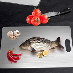 1PC Titanium Cutting Board Double-Sided Titanium Chopping Boards for Kitchen Camping