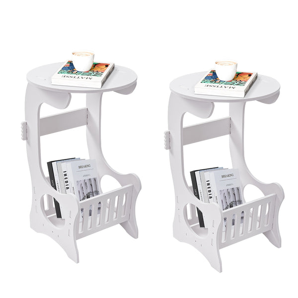 Modern Wooden Nightstand with Three Tiers, Measuring 49X46X29.5Cm, Suitable for Bedrooms, Living Rooms, And Hallways, Easy to Assemble, Can Also Serve As a Coffee Table