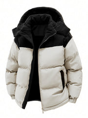 SIJIDOUPick:Men's Winter Hooded Warm Padded Jacket Stylish Trendy Thickened Coat for Autumn/Winter
