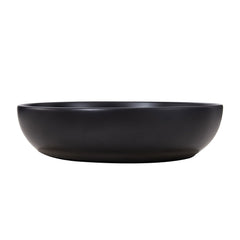 Black/Pink Round Washbasin, 400*400*110MM, includes drain assembly, elegant and stylish home decor washbasin, easy to clean, suitable for bathrooms, hotel restrooms, and balconies.