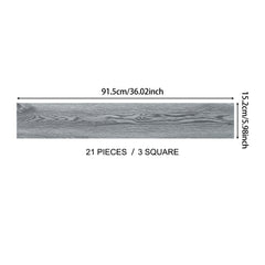 7/21/36pcs Grey Wood Effect Wall Panels Self-adhesive Floor Planks, 1/3/5m² PVC Flooring Vinyl Floorboard Floor Tiles for Living Room, Bedroom, Kitchen