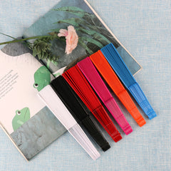 3Pcs Hand Fan Held Portable Spanish Dances Fabric Folding Party Wedding Gift