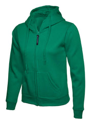 Uneek Clothing UC505 Ladies Classic Full Zip Hooded Sweatshirt - Double Fabric Hood | Brushed Lining, Casual Top for Women | Suitable for Everyday or Work Wear