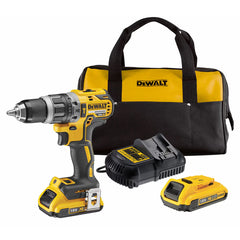 DEWALT® Brushless Hammer Drill Driver Kit - Includes 2 X 2 Ah Batteries with Kit Bag & Charger