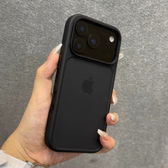 Phone Case - Luxury Matte Orange Shockproof Case for Iphone 17 Pro Max 17 Pro Transparent Back Cover Anti-Scratch Protective Phone Case