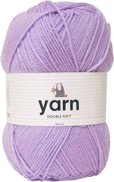 Korbond DK Beige Yarn - 100G Acrylic Wool - Lightweight, Hypoallergenic & Durable Double Knit Crochet Yarn Knitting Wool (290M Total)