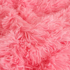 Long Cord Microfiber Duvet Set in Soft Pink | Hotel-Quality Comfort with Button Closure & Corner Ties | Machine Washable for Easy Care | Single, Double, King, Super King Sizes Available