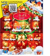 Lindt Teddy Milk Chocolate AR Advent Calendar 2025 – Large 250G – 24 Bear & Friends Chocolates – Festive Gift for Him & Her