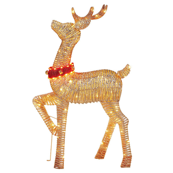 6ft (1.8m) Reindeer Family Set of 3 with 729 LED Lights