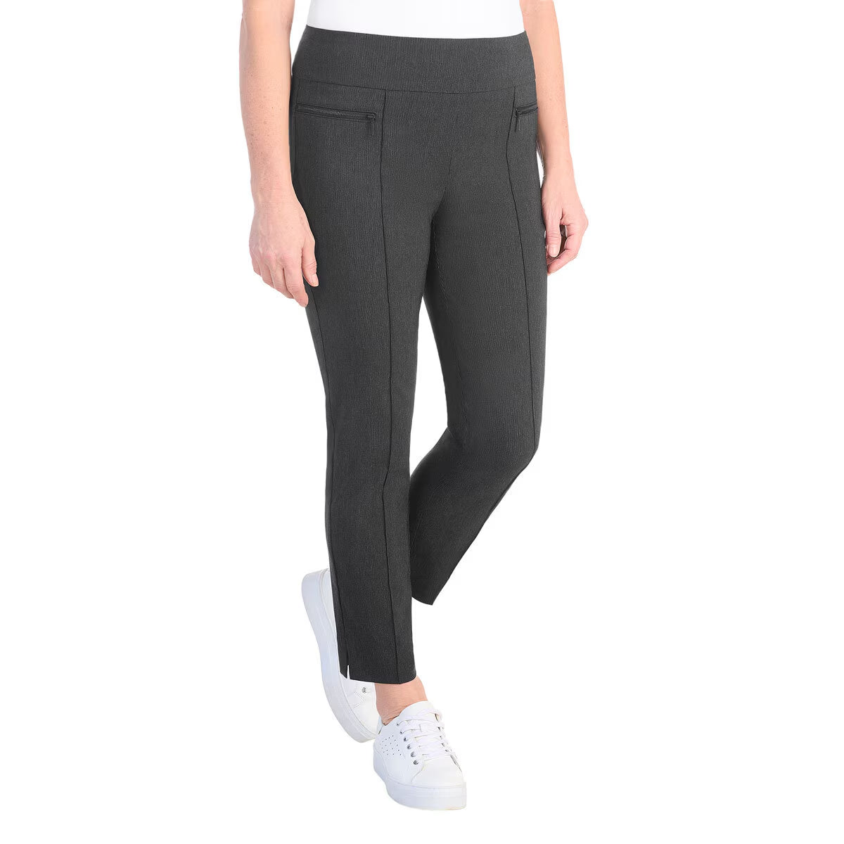 Hilary Radley Women'S Pull on Pant in Grey