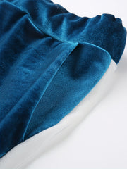 Men'S Velour Tracksuit Sweatsuit Set Jogging Suits Full Zip Casual Jackets Pants 2pcs Outfit Athletic Workout