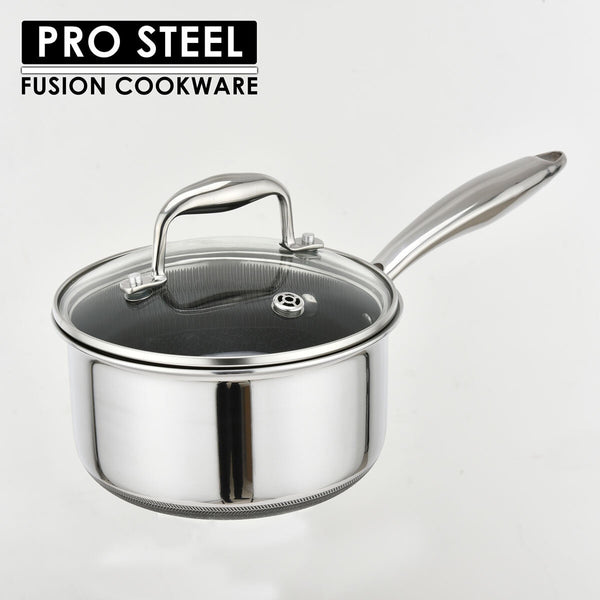 PRO STEEL Fusion 6 Piece Saucepan Set