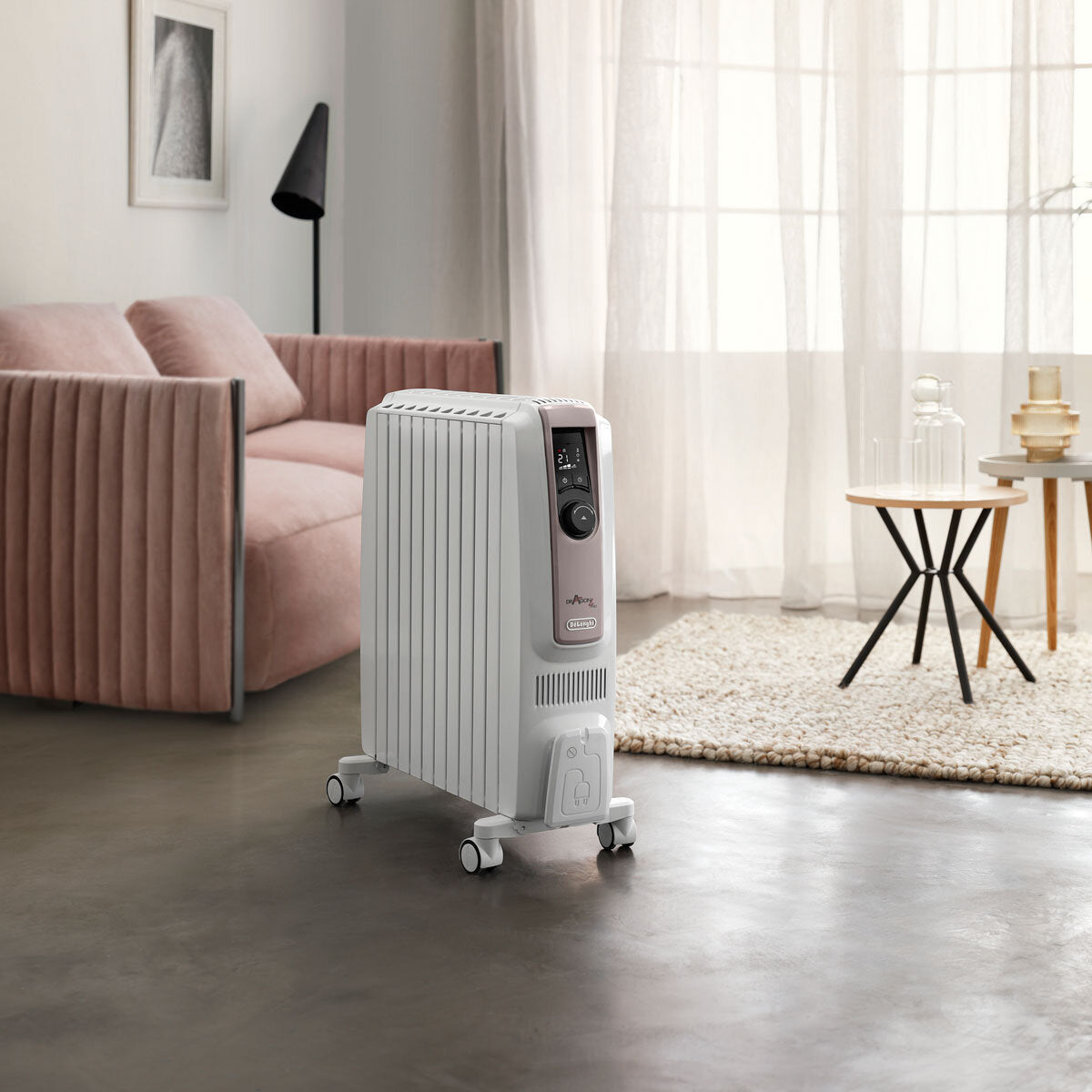 De'Longhi Dragon 4 Oil Filled Radiator, TRDSX41025E.WB Pink