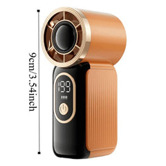 Mini handheld small fan, high-speed summer gadget, long-lasting charging, turbo, portable, compact outdoor Mini Handheld Fan With LED Display Handheld Portable Turbo Fan Cooler Fan