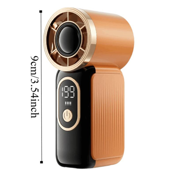 Mini handheld small fan, high-speed summer gadget, long-lasting charging, turbo, portable, compact outdoor Mini Handheld Fan With LED Display Handheld Portable Turbo Fan Cooler Fan