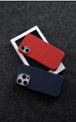 Phone Case - High-Quality Leather Case Designed for The for Iphone 17 Pro Max Featuring Magnetic Support, Also Compatible with The for Iphone 16 Pro, Providing a Sturdy Cover