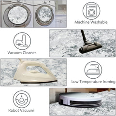 1pc Hallway Runner Rug Non Slip Carpet Runners 80x300cm Modern Abstract Hall Runner Carpet Runner Washable Kitchen Rugs for Hallway Entryway Kitchen Bedroom