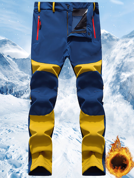 Autumn And Winter Outdoor Fleece Warm Elastic Assault Pants Men'S Soft Shell Trousers Wear-Resistant Hiking Pants