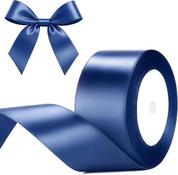 G2PLUS White Stain Ribbons - 22M Thick Fabric Gift Wrap Ribbons for Crafting, Wedding & Valentine'S Day Decoration
