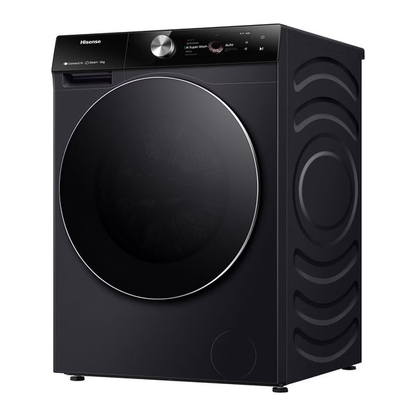 Hisense WF7S1247BB, 12Kg, 1400Rpm, Washing Machine a Rating in Black