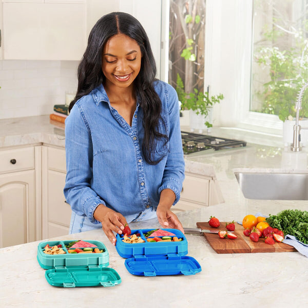 Bentgo Fresh Lunch Box Bundle, 2 Pack in Blue & Mint