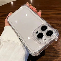 Phone Case - Durable Transparent Case for Iphone 17, 16, 15, 14, 13, 12, 11, Plus, Pro, Pro Max 17Air And Galaxy S25, S24 Plus, S23, S22 Ultra, FE And More, Featuring a Strong Design That Fully Protects The Camera Lens