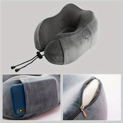 U Shaped Travel Pillow Neck Support Soft Head Rest Car Plane Cushion
