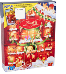Lindt Teddy Milk Chocolate AR Advent Calendar 2025 – Large 250G – 24 Bear & Friends Chocolates – Festive Gift for Him & Her