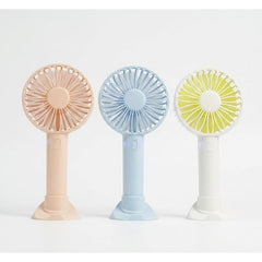 Hand Held Fan Rechargeable Plastic Electric Portable Powerful USB Battery Cooler Cool Summer Fan 3 Speeds
