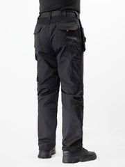 Men's Elastic Cargo Pants with Multiple Pockets, All-Season Style, 1 Piece, Middle Eastern Style