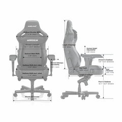Anda Seat Kaiser Series 4 Large Gaming Chair, Black