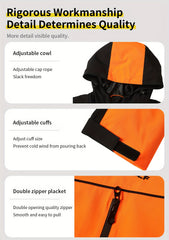 Men's Patchwork Slim-fit Jacket, Suitable for Spring and Autumn Wear, Men's Long-zipper Large-pocket Varsity-style Jacket