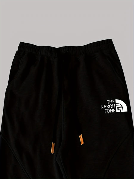 Two-Piece Set Autumn/Winter -Lined Thickened Men's Casual Sports Long Pants Outdoor Hiking Fitness Joggers American Training Basketball Sweatpants