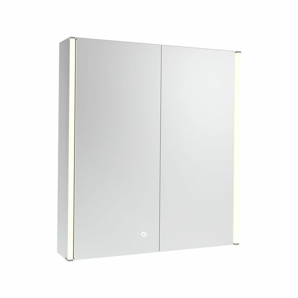 Tavistock Deco 2 Door Mirrored Bathroom Cabinet 600 X 650Mm