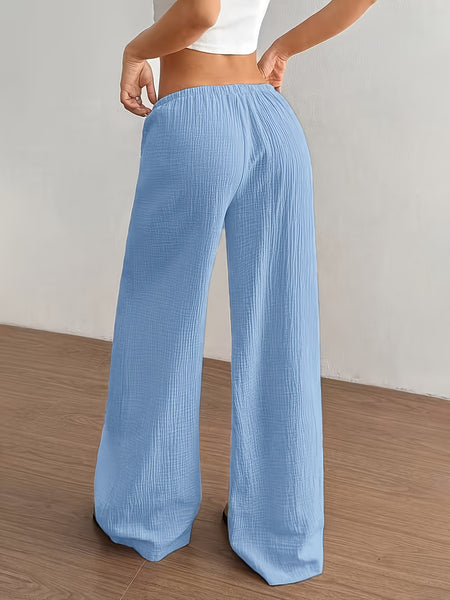 Two-Piece Set Women'S Elegant Trousers Casual Straight-Leg Pants