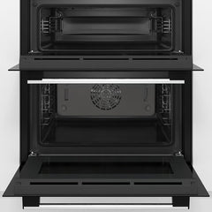Bosch Series 4 NBS533BS0B Double Oven, a Rated in Stainless Steel