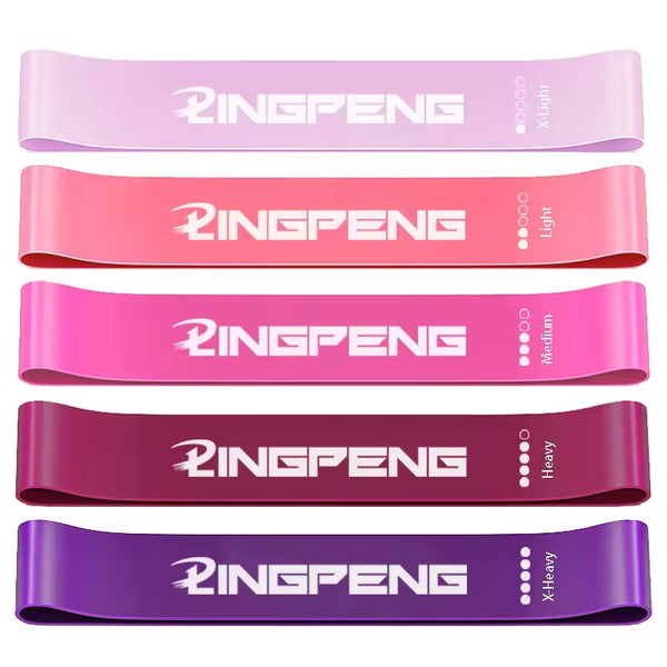 Different Resistance Bands Yoga Band Fitness Exercise Training Hip Tension Band Leg Squat Dance Elastic Loop Stretch Band