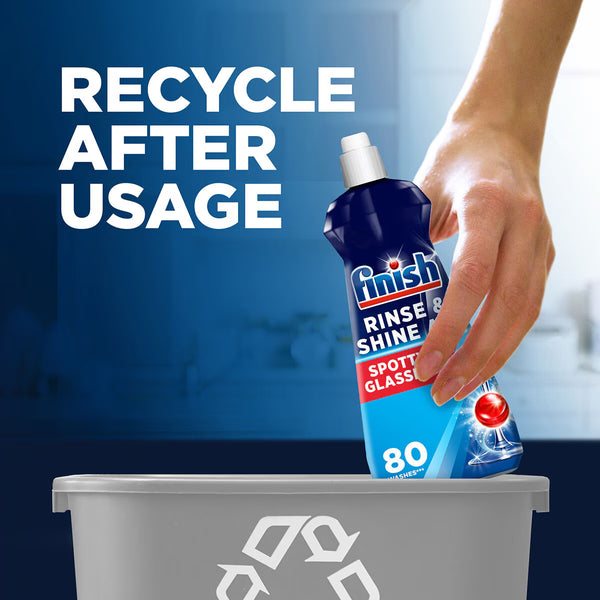 Finish Dishwasher Rinse Agent, 2 X 800Ml